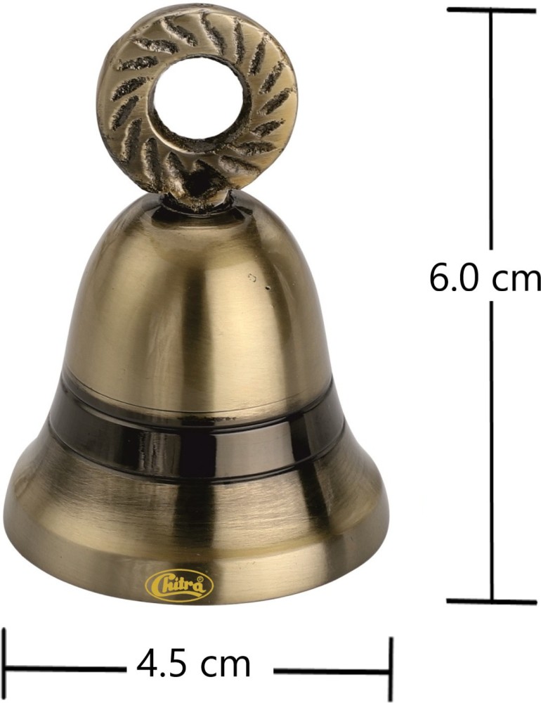 Chitra 2 Inch Maxican Brass Decorative Bell Price in India - Buy Chitra 2  Inch Maxican Brass Decorative Bell online at