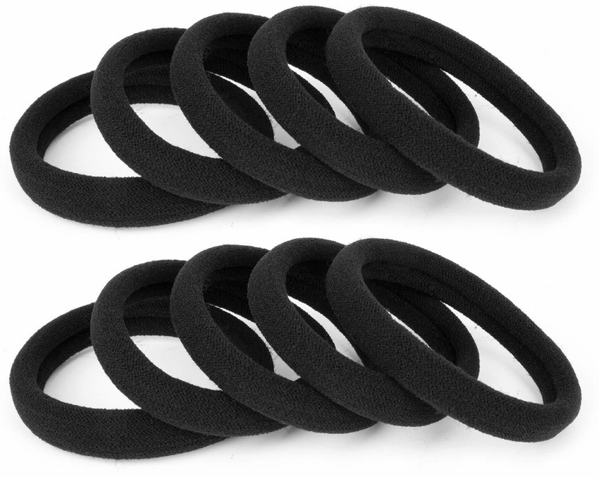 Thick black outlet rubber bands