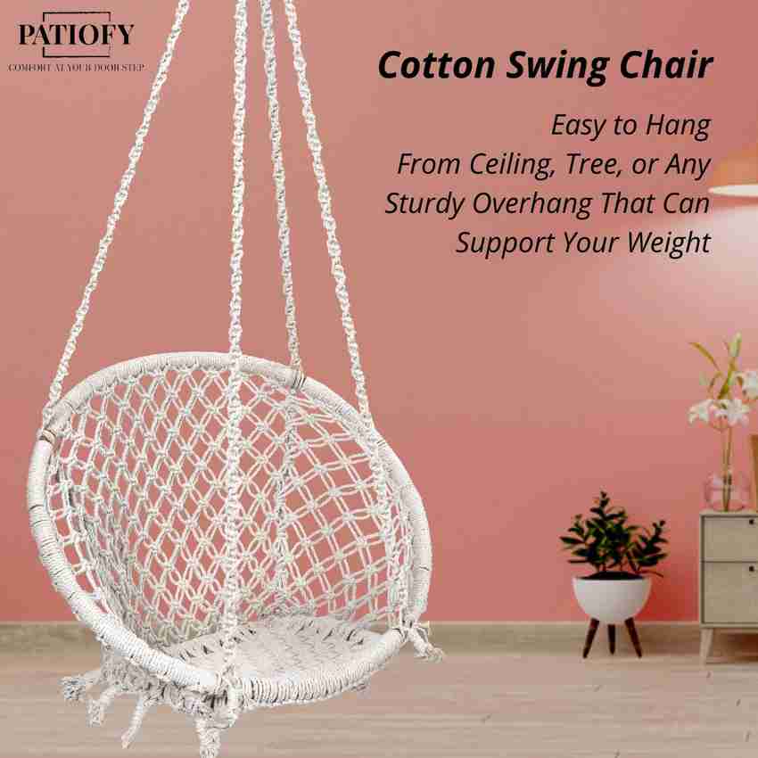 Patiofy Wooden Swing Chair Jhula Indoor Swing for Home Swing for