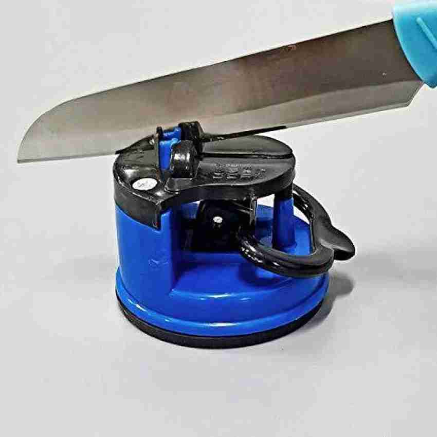 SATISH SALES Knife Sharpener for Sharpening Stainless Steel Knives Mini  Knife Sharpener with Suction Pad Multicolor