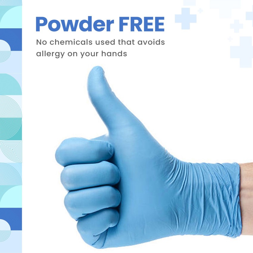 Care View NITRILE DISPOSABLE AND POWDER FREE GLOVES LATEX FREE