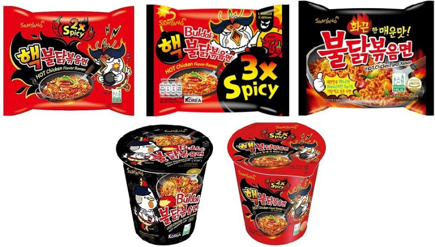 Samyang Spicy Hot Chicken 11 Flavors Combo - Buldak Ramen 11 Packs