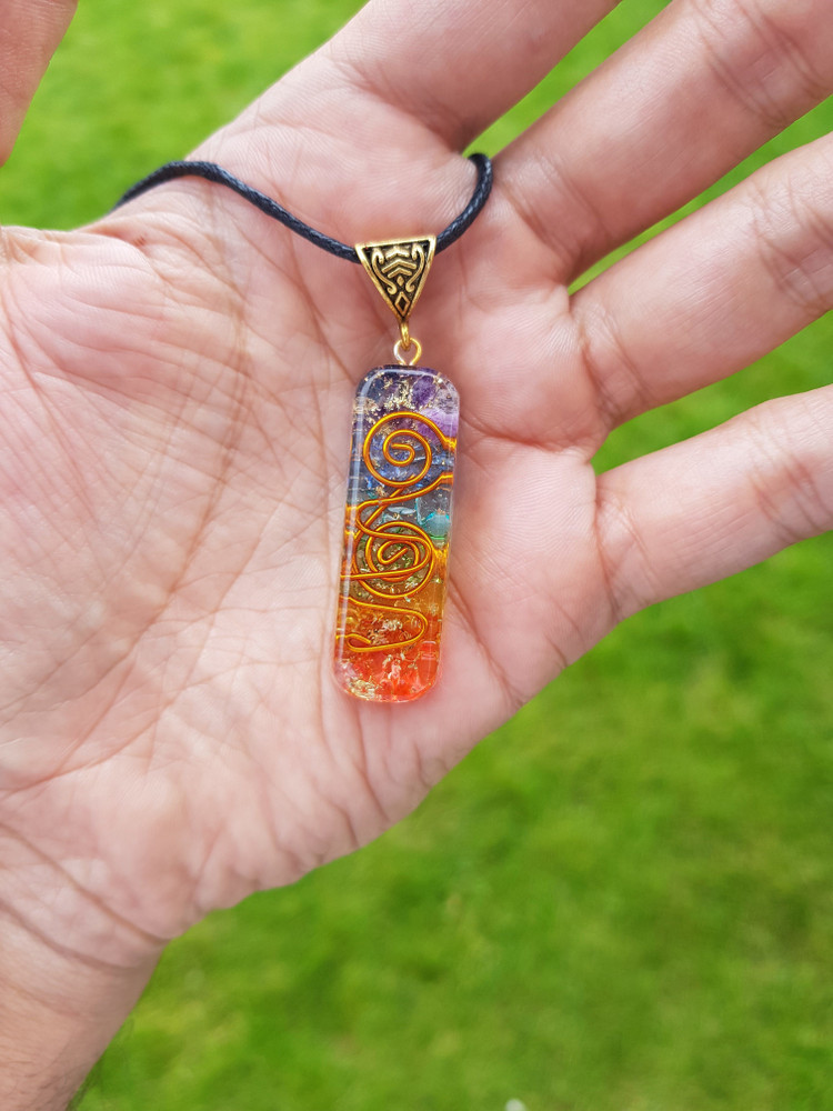 Chakra healing pendant sale