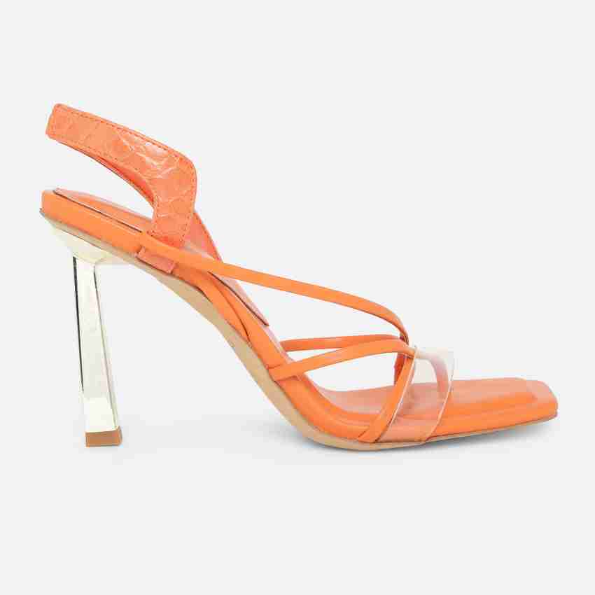 Bright orange heels deals