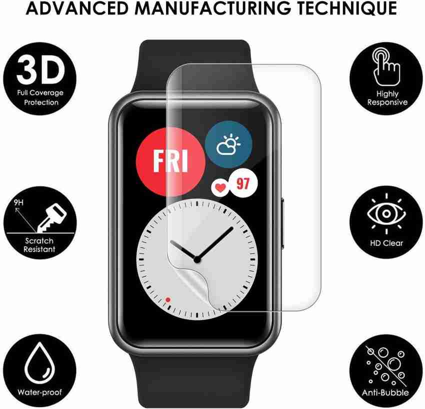 KACA Nano Glass for Honor Watch ES Smart Watch Better than Tempered Glass Transparent Pack of 4 KACA Flipkart