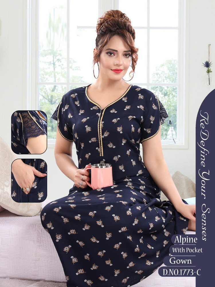 Nighty design for ladies clearance