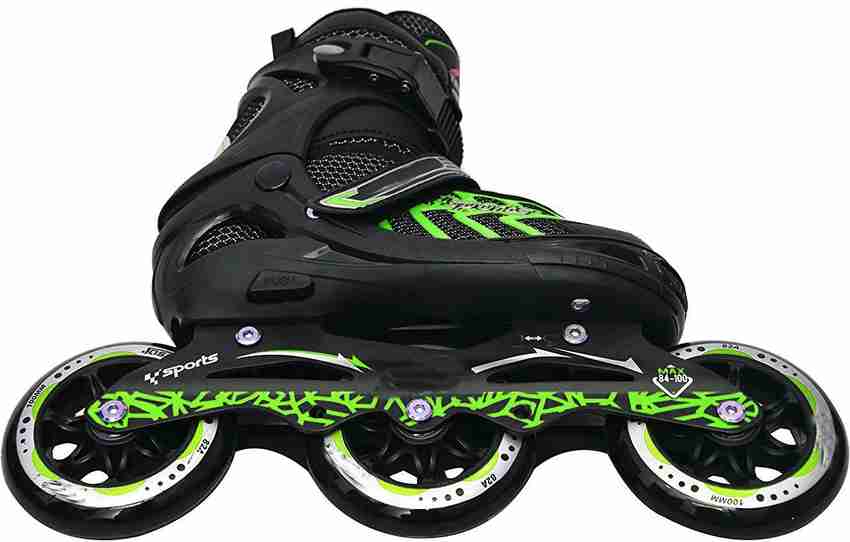 TechHark XL Size Big 100mm Wheel Skating For Kids 60kg Capacity