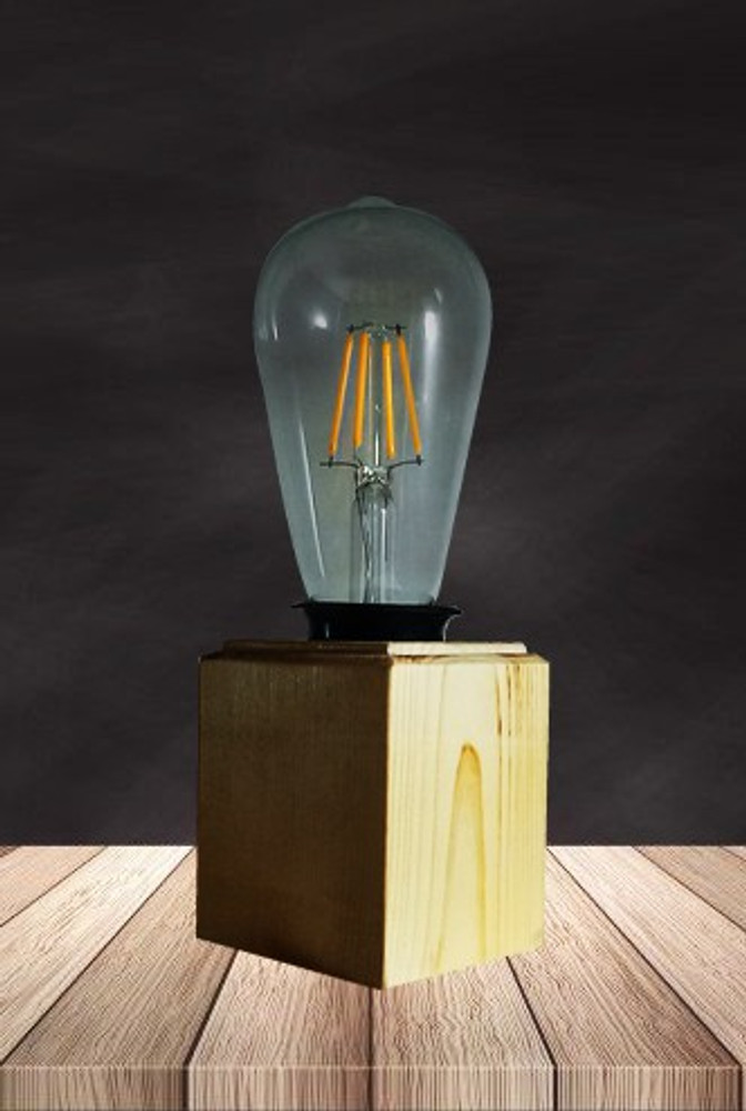wood-man LED bulb Wooden Table Lamp With Creative Design ,Suitable 