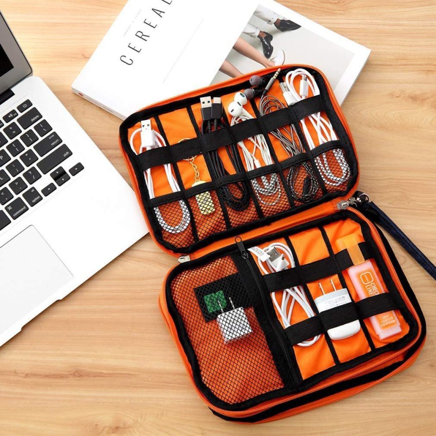 Travel Digital Accessories Storage Bag, Gadget Organizer Case Portable  Zippered Pouch For All Small Gadgets Tablet