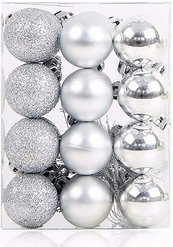 Christmas tree hotsell silver balls