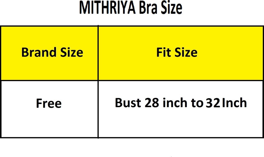 Mithriya Women's Bra Non Padded Tube Bra Off Shoulder Bra for Teenagers  Strapless Bra(Pack of 2, Free Size Stretchable Up to 28 to 34Inch Bust)