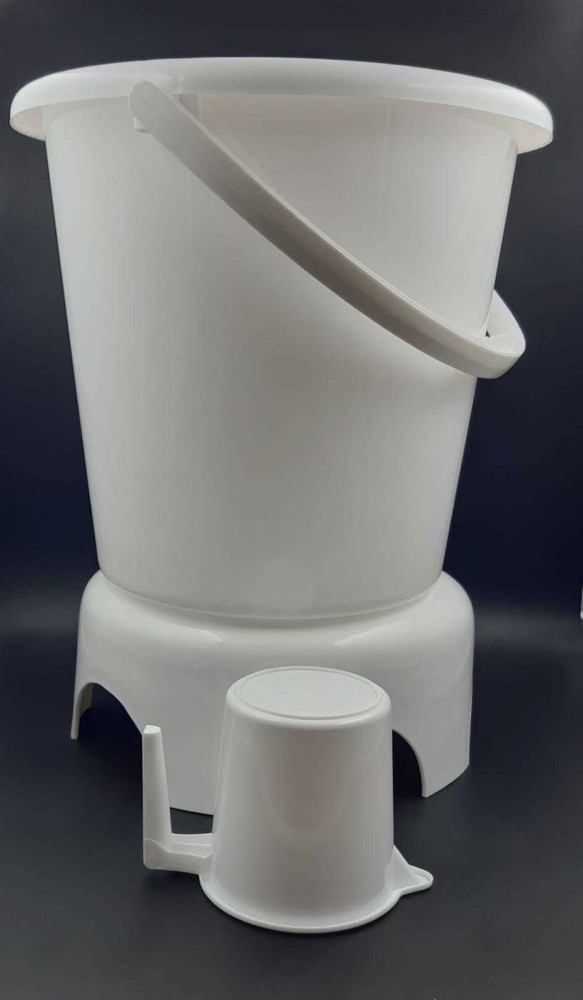 OSOLO BATHROOM SET 4 IN 1 WHITE 21 L Plastic Bucket Price in India - Buy  OSOLO BATHROOM SET 4 IN 1 WHITE 21 L Plastic Bucket online at