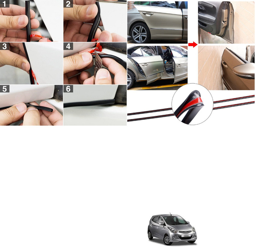 Clear door sales edge guards