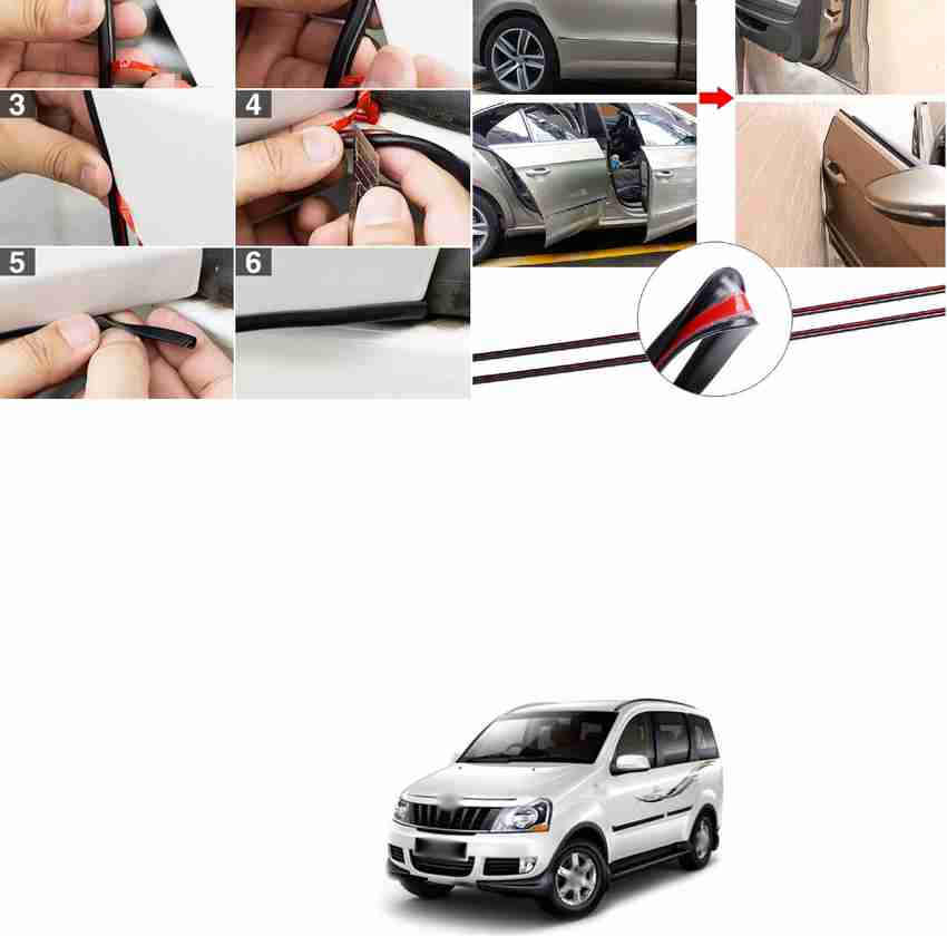 XZRTZ Car Door Edge Guards Clear Rubber Seal Protector U Shape