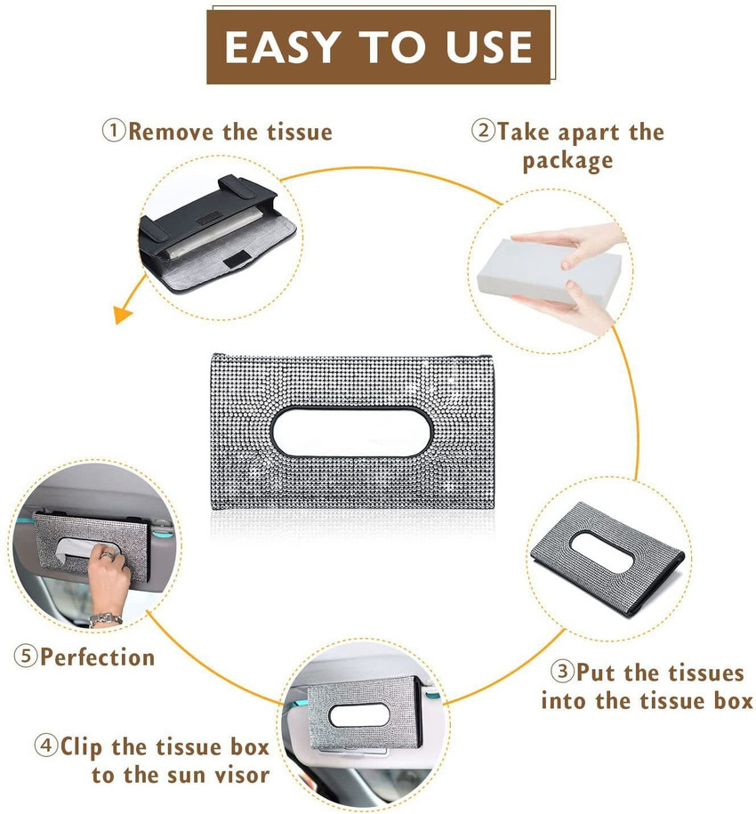 Bling car tissue hotsell holder