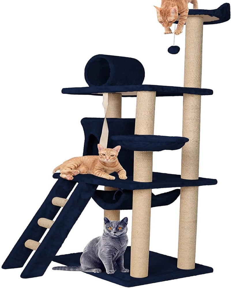 Flipkart Perfect Homes Studio Cat 318 Blue Free Standing Cat Tree Price in India Buy Flipkart Perfect Homes Studio Cat 318 Blue Free Standing Cat Tree online at Flipkart