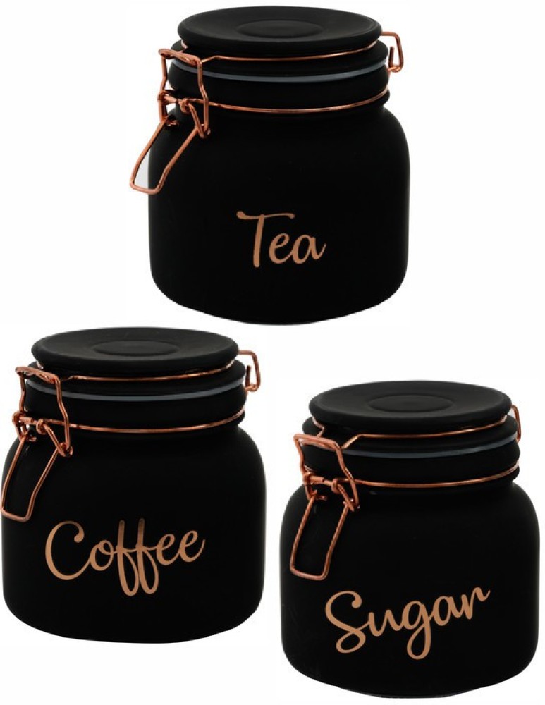 Goodhomes Glass Tea Coffee & Sugar Container - 800 ml Price in India - Buy  Goodhomes Glass Tea Coffee & Sugar Container - 800 ml online at