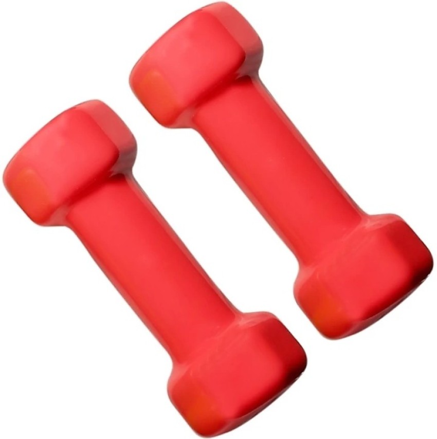 bulls fitness Vinyl Dumbbells Set 1KG For Men and Women Fixed Weight  Dumbbell (1 kg) RED Fixed Weight Dumbbell - Buy bulls fitness Vinyl  Dumbbells Set 1KG For Men and Women Fixed