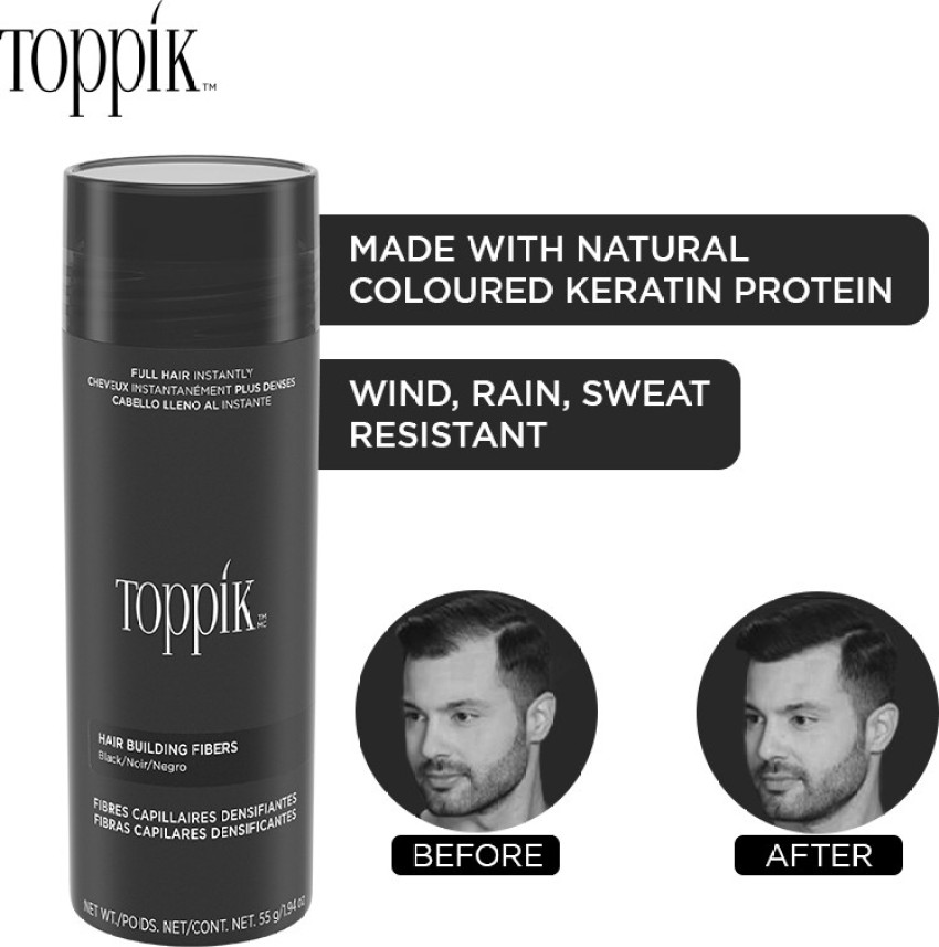 Buy Toppik Hair Building Fiber Dark Brown Value Kit Online  Tata CLiQ  Luxury