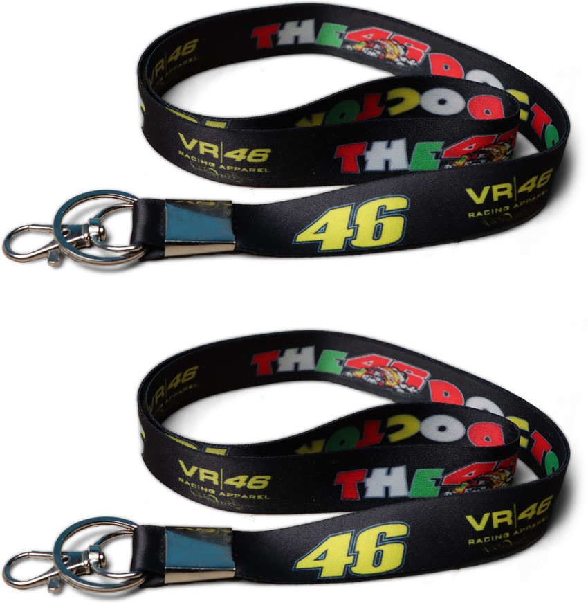 RINKON VR46 Keychain For PACK OF 2 Men Boys Moto Gp Racing Vr46
