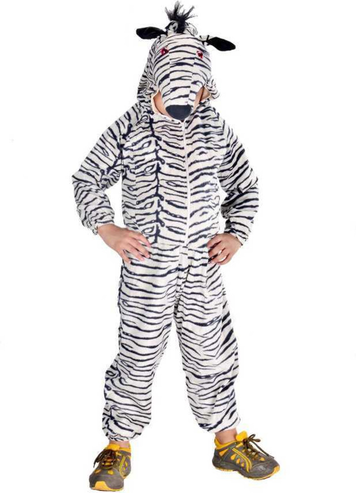 sarvda Zebra Fancy Dress Animal Costume Annual Functions Baby Show Play Costume Animal Fancy Dress Story Telling Birthday Gift Birthday day Party Jungle Theme