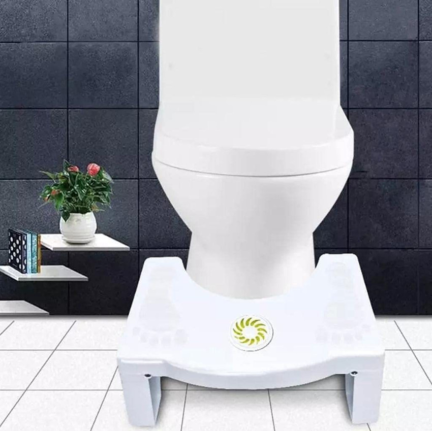 GHANU Anti Slip Squat Potty Step Stool For Western Toilet Western Commode Foot Rest Plastic Stool Potty Seat plastic Potty Seat available at reasonable price Buy Baby Care Products in