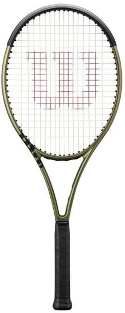 WILSON BLADE V8 100L-285g-Grip3 Gold, Green Unstrung Tennis 