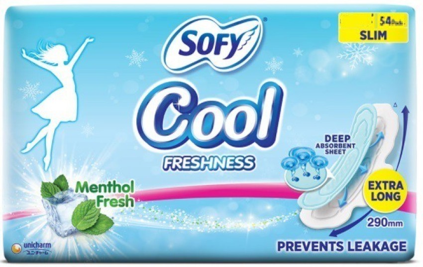 SOFY Cooling Fresh Sanitary Pads-Sofy Sanitary Pads Napkins