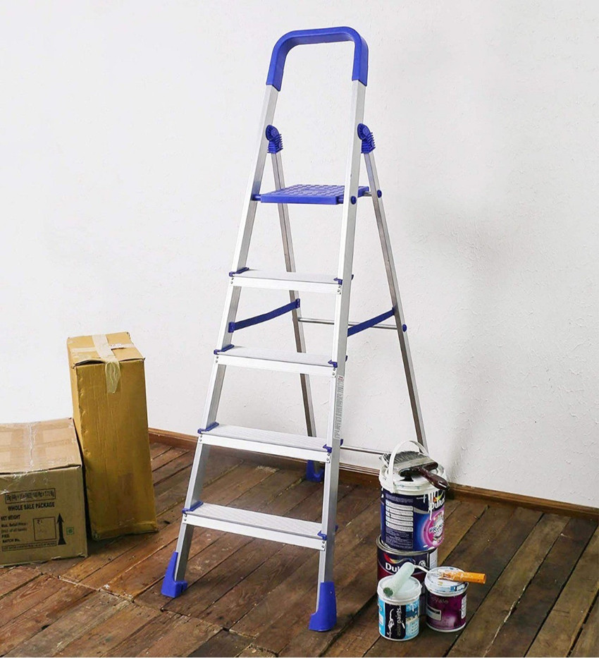 FSL Aluminium Ladder 5 steps premium heavy quality 200kg load capacity Aluminium Ladder Price in India Buy FSL Aluminium Ladder 5 steps premium heavy quality 200kg load capacity Aluminium Ladder onlin...
