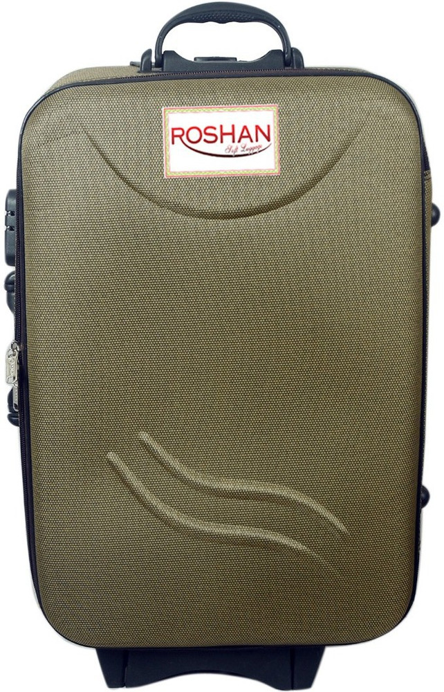 roshan TROLLEY SUITCASE TYPE BAG Expandable Cabin Check in Set 2 Wheels 28 inch CREAM Price in India Flipkart