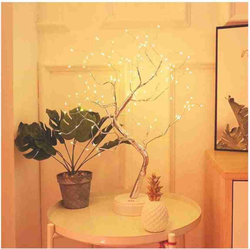 Double Decor Solutions DDS Bonsai Lighted Tree Table Top LED Shimmer Tree  Light Battery & USB Powered Touch Switch Lit Pearl Branch Table Lamp Price  in India - Buy Double Decor Solutions