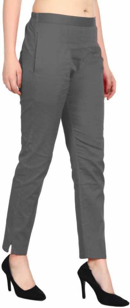 SeraWera Regular Fit Women Black Trousers - Buy SeraWera Regular Fit Women  Black Trousers Online at Best Prices in India