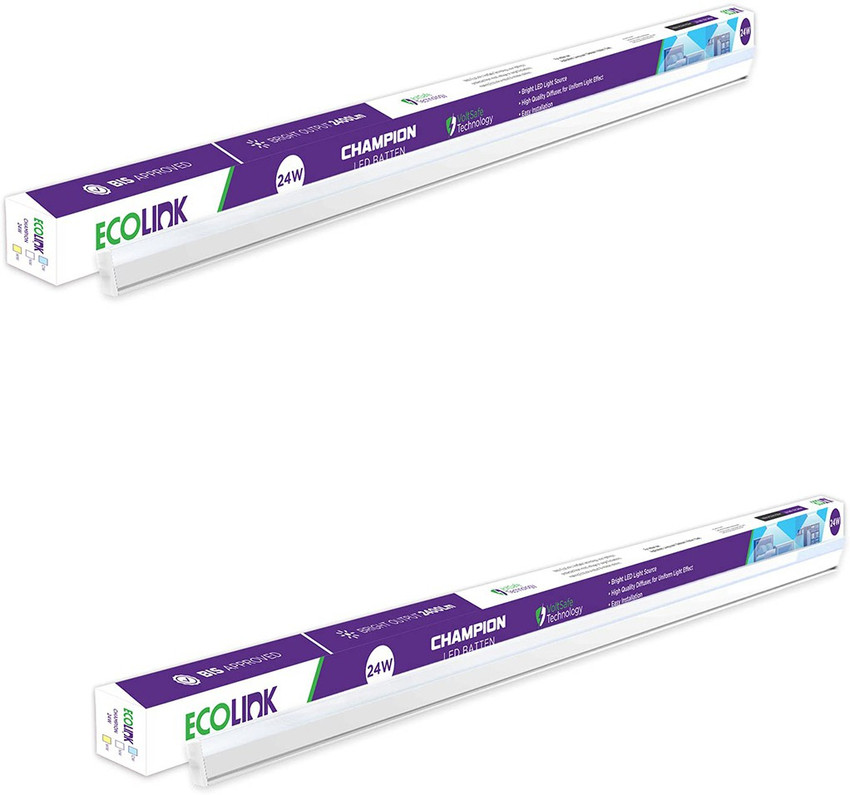 EcoLink 24Watt Polycarbonate Batten Natural White from The Makers of Philips Lighting 24 W 62 cm Tube Light Price in India Buy EcoLink 24Watt Polycarbonate Batten Natural White from The Makers