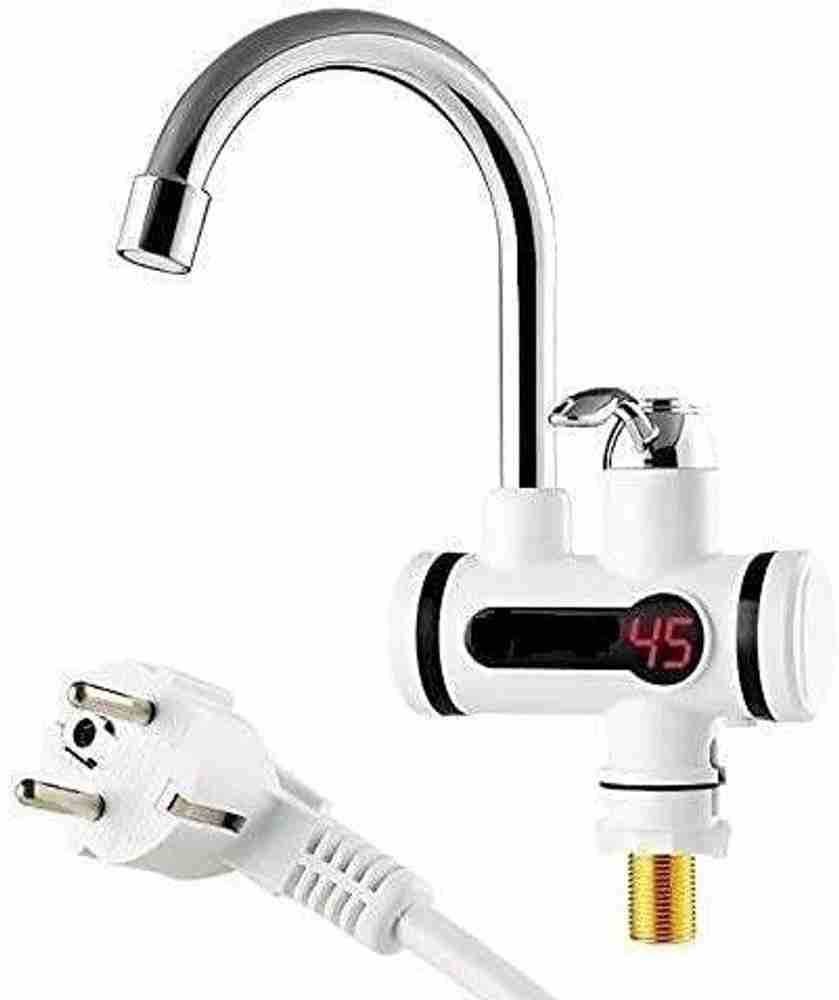 BENISON INDIA 1 L Instant Water Geyser (Digital Instant Electric Water  Heater Tap Hot Faucet Tap Home Kitchen Water Heating Instantaneous Water  Heater Tank Less For Tap, White) Price in India -