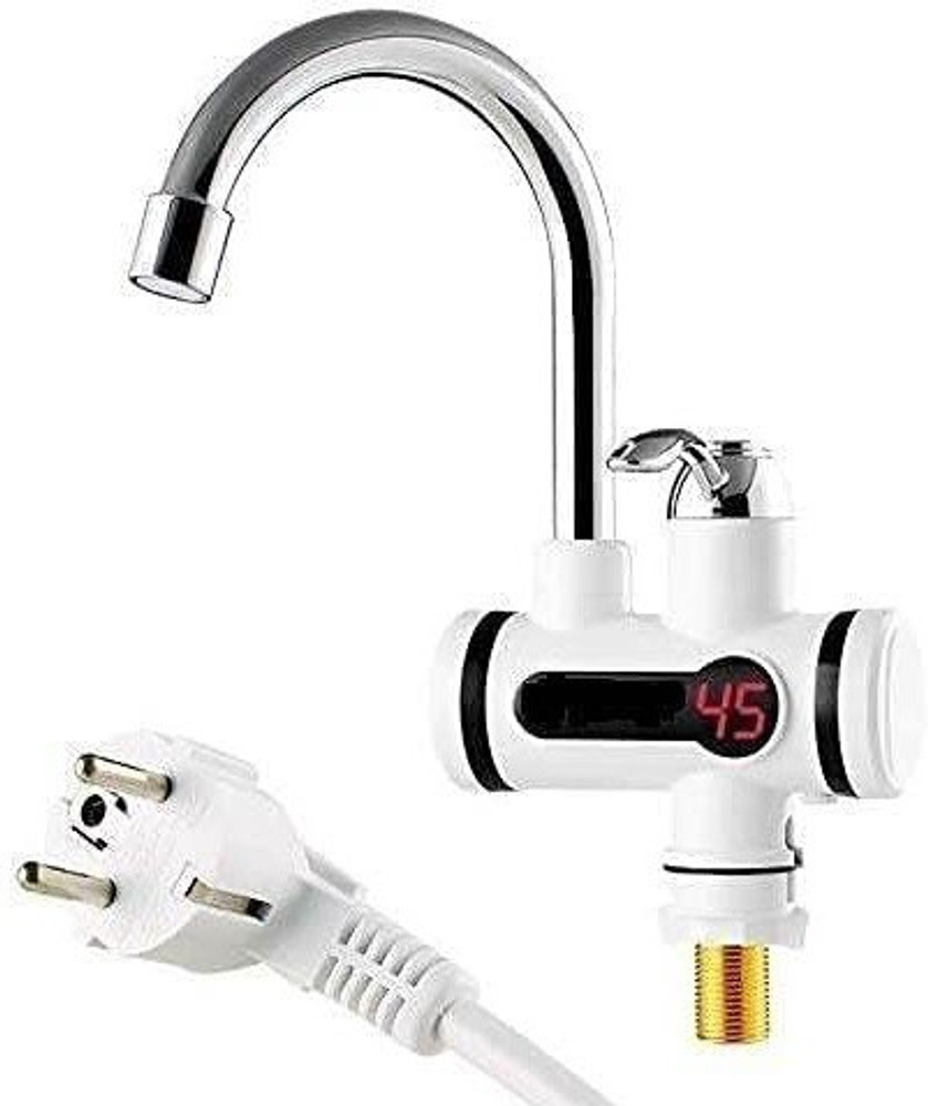 Bluebells India 1 L Instant Water Geyser (Instant Heating Electric Water  Heater Faucet Tap Kitchen Bathroom Digital Display with Shower Head, White)  Price in India - Buy Bluebells India 1 L Instant