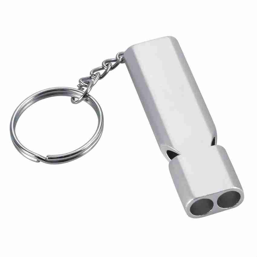 eDUST Dual tube Metal Whistle Portable Aluminum Safety Whistle