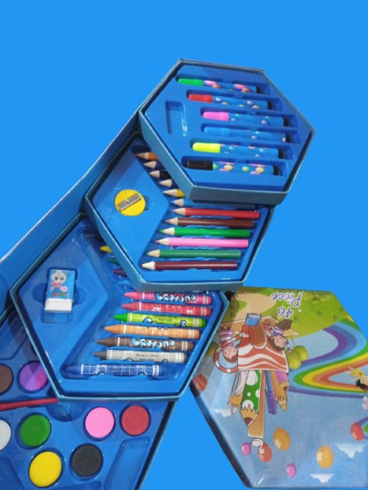 Top10 Kids First Multi- Colouring Compact 42 Pcs Kit Set -  Kids First Multi- Colouring Compact 42 Pcs Kit Set