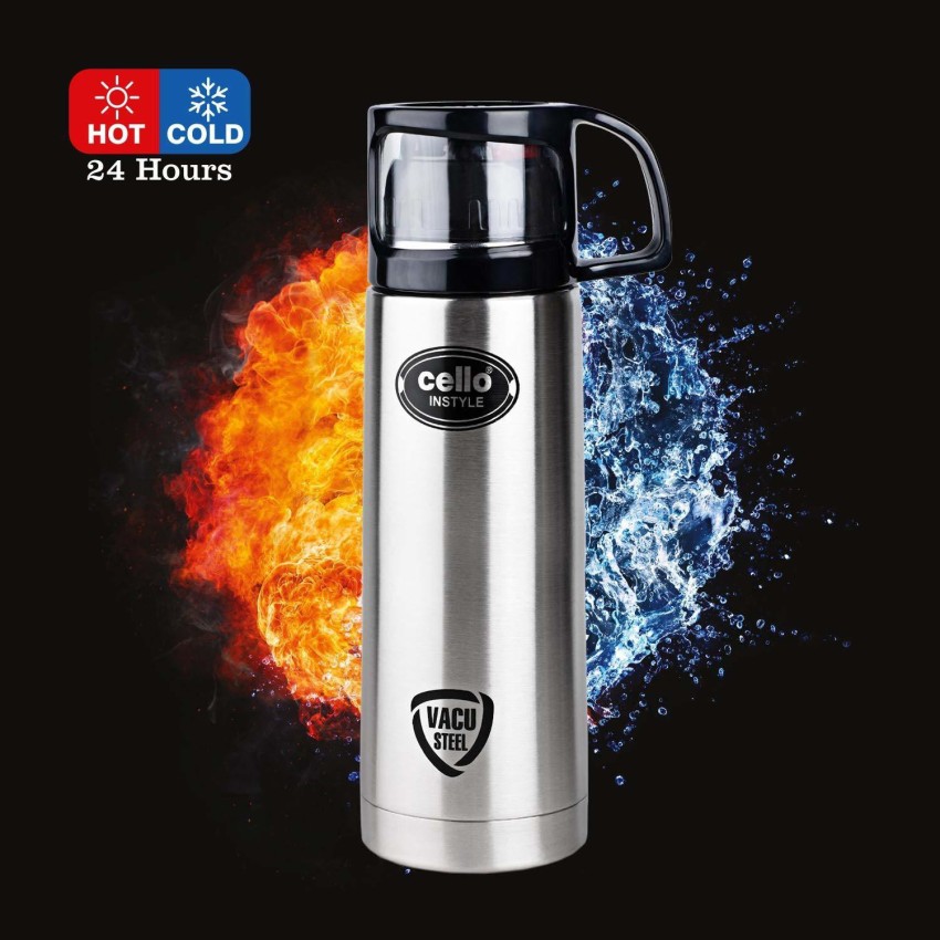 Cello 500ml Vacuum Insulated SS Tea Flask