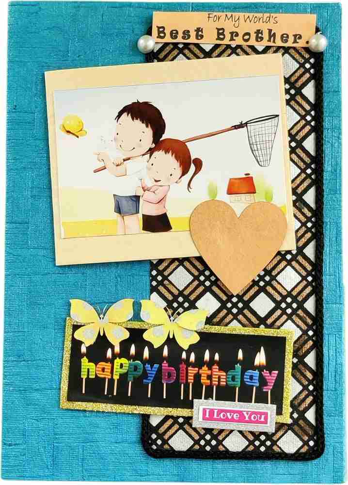 Handmade birthday cards sales for brother