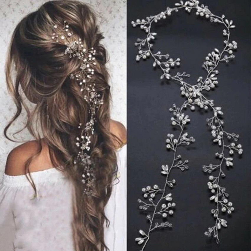 Silver hotsell hair decorations