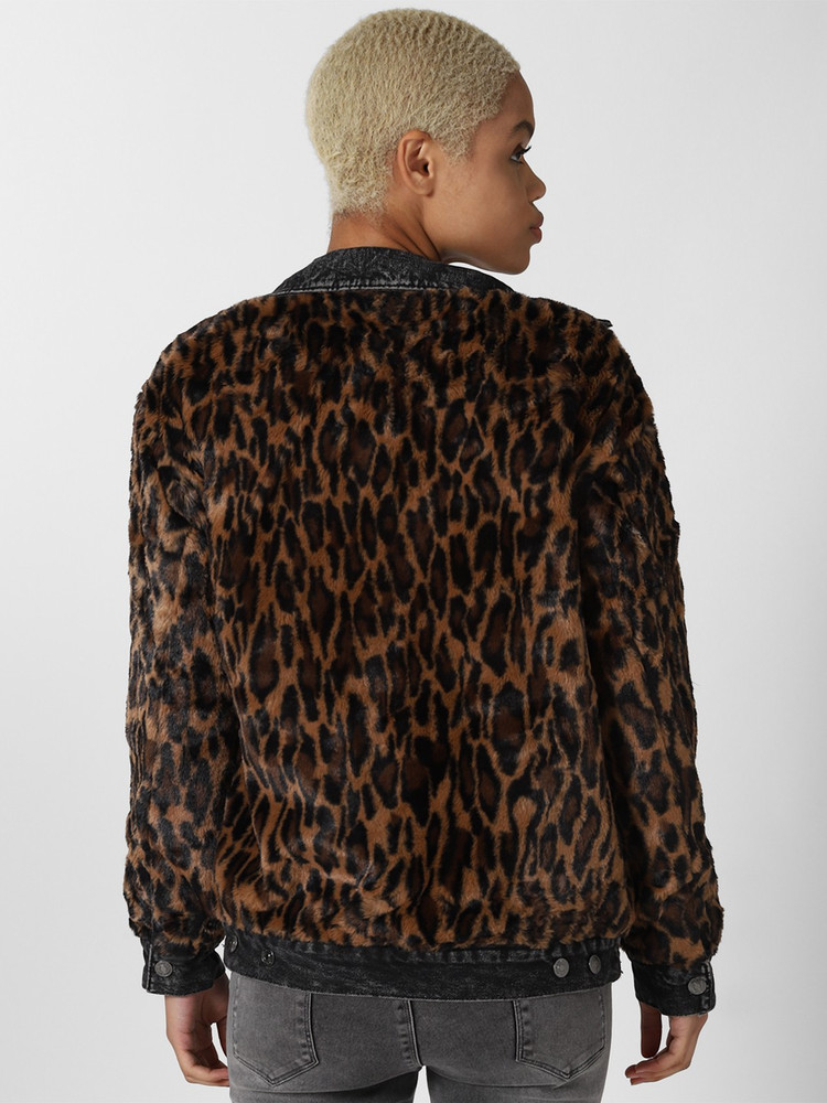 FOREVER 21 Full Sleeve Animal Print Women Jacket Buy FOREVER 21 Full Sleeve Animal Print Women Jacket Online at Best Prices in India Flipkart