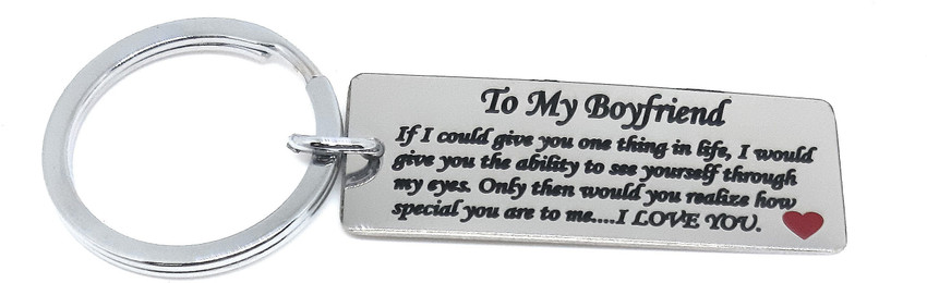Boyfriend keyring gift on sale