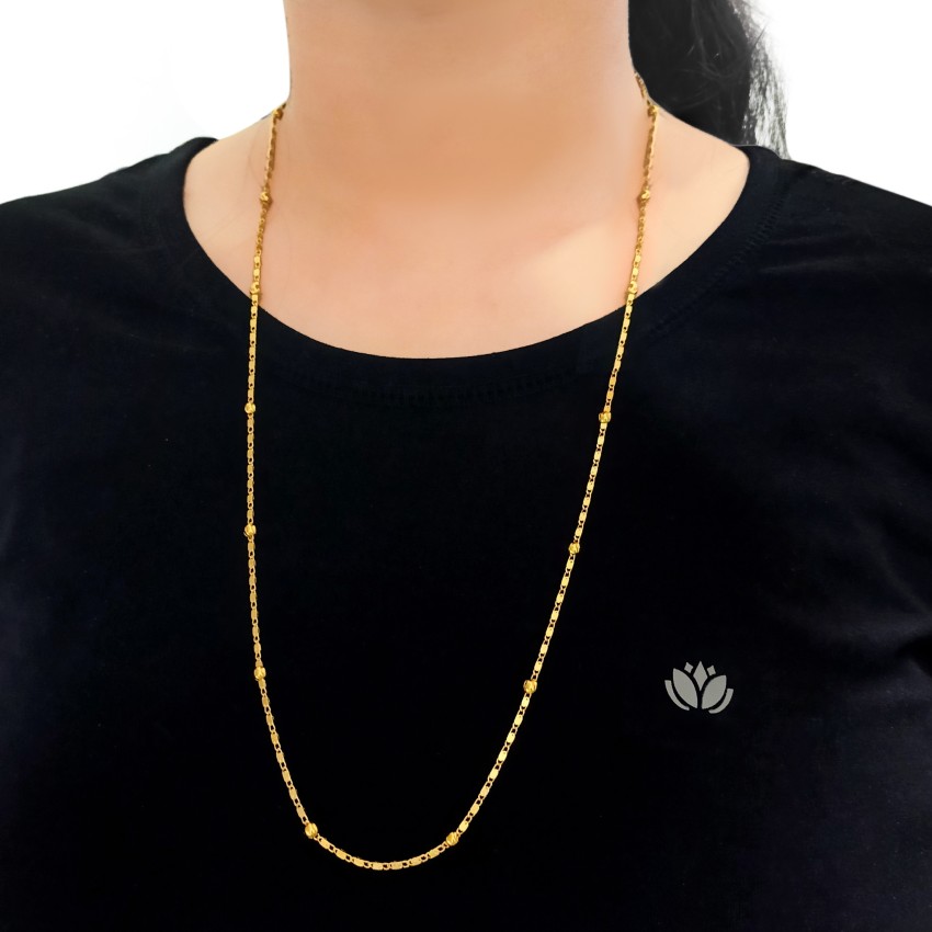 Gold chain hot sale thin women's