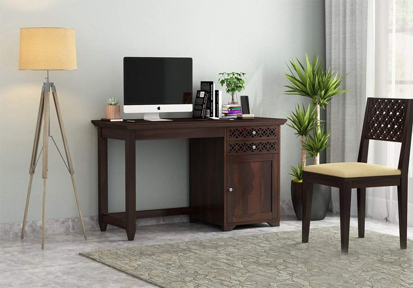 Laptop table online with chair