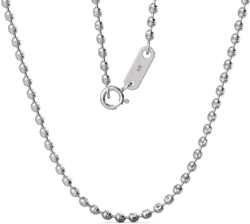 Platinum hot sale ball chain