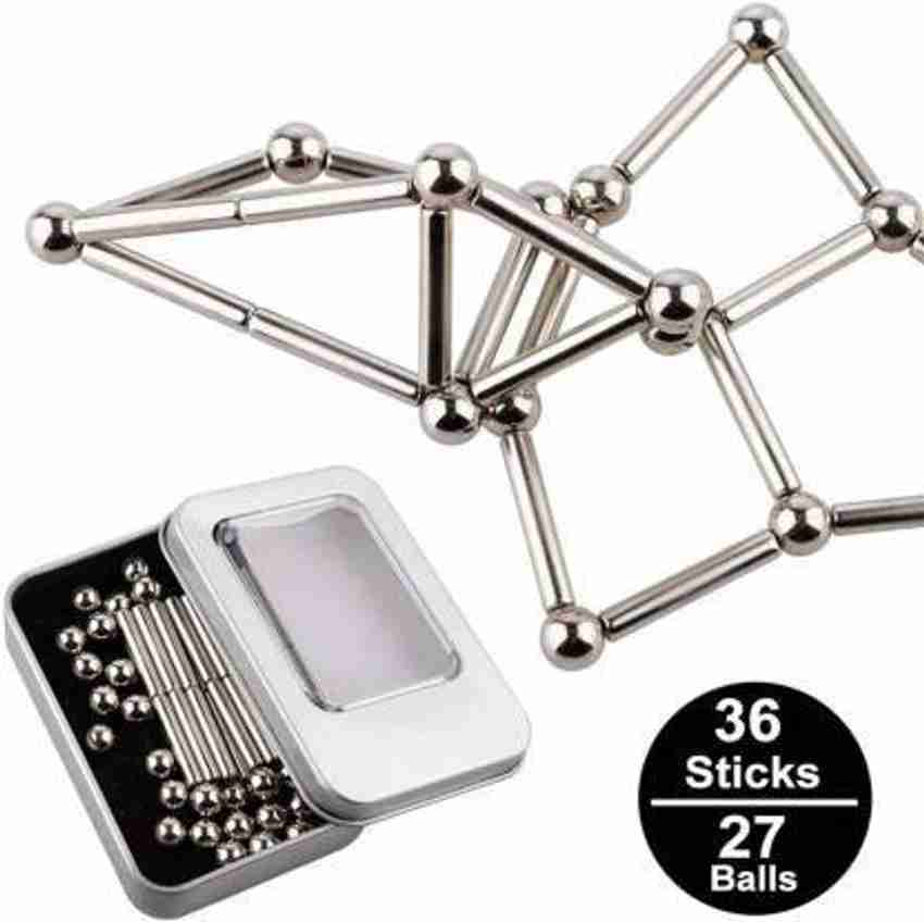 Creative magnetic sticks and steel spheres best sale
