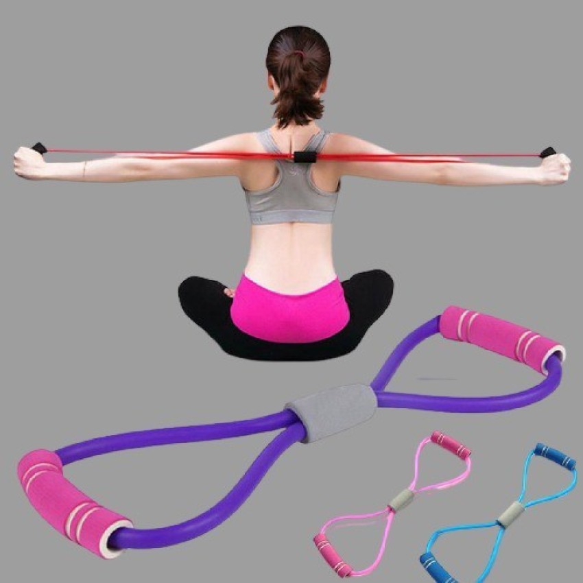 CROMIFY 8 Shape Belt Fitness Exercise Gym Rope Figure Chest