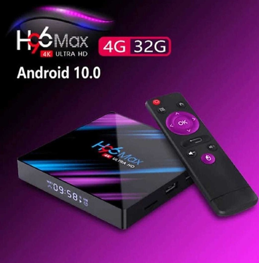 Universal Studios H96 Max Android 10.0 UHD TV Box 4GB Ram 32GB Rom Wi-Fi  Media Streaming Device - Universal Studios 