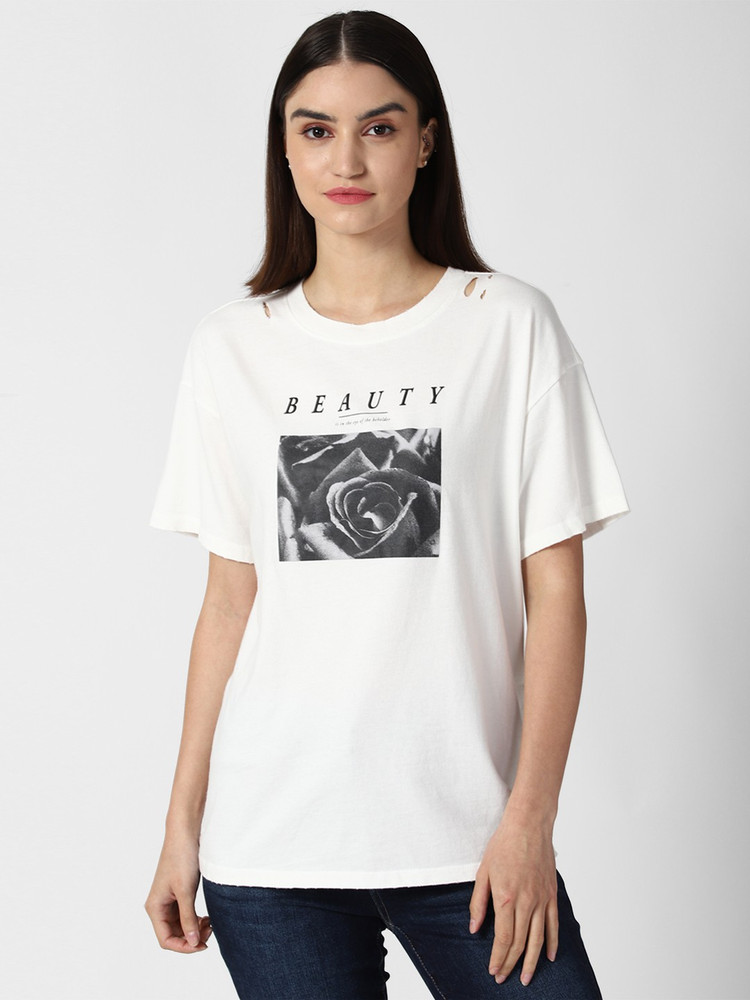 Rose print shirt forever 21 clearance