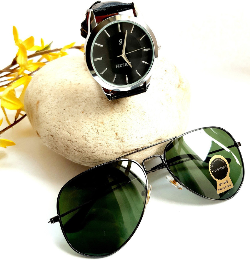 Watch deals sunglasses combo
